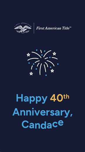 ✨ Celebrating 40 Years of Excellence! ✨ Today we honor Candace Brown, who is celebrating an incredible 40 years with First American. Her dedication, expertise, and unwavering commitment to our team and customers have made a lasting impact on everyone she works with. Candace, thank you for your decades of service, your steady leadership, and the positivity you bring to every interaction. Your legacy is felt across our office and our community every single day. Please join us in congratulating Can