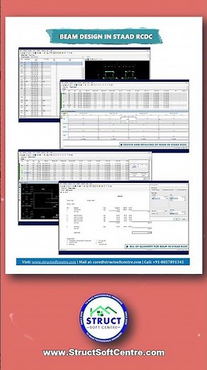 STAAD RCDC Pre-Recorded Training Program - P1 #rcdc #rccdesign #staadrcdc #structuredesign