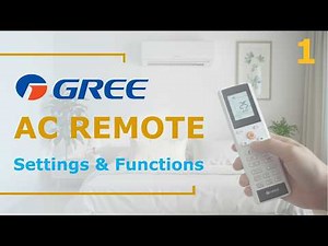 How To Use Gree AC Remote (Basic Settings & Functions)