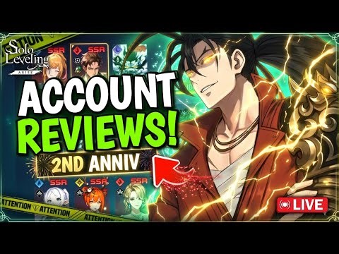 8 NEW CODES! 2ND ANNIVERSARY PREP ACCOUNT REVIEWS! - SOLO LEVELING: ARISE