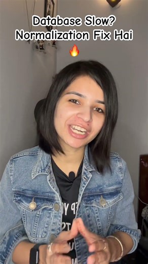 Database Slow? Normalization Fix Hai 🔥 #codewithneha