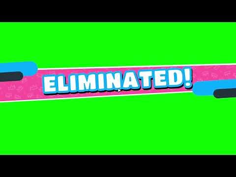 Fall Guys Eliminated Green Screen