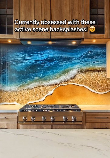Stunning Active Scene Backsplashes for Your Kitchen