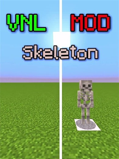 Which Mob Looks Better: Vanilla or Mod? 🔥 #minecraft #shorts