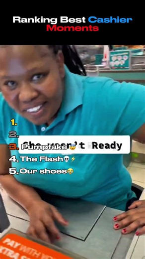 Ranking Best Cashier Moments 😂 #funny #ranking #viral #shopping