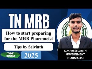 How to start preparing for the MRB Pharmacist Exam – Tips from Selvinth(government pharmacist)