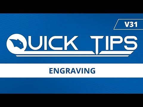 Engraving - BobCAD-CAM Quick Tips: V31
