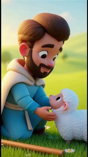 Jesus’ parables for kids 🐑 The lost sheep 🤍