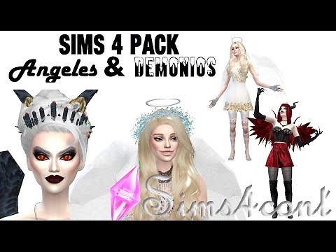 Sims 4 | Pack Angeles y Demonios | CAS