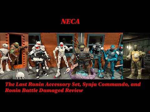 NECA Last Ronin Synja Commando, Ronin Battle Damaged, Accessory Pack Review