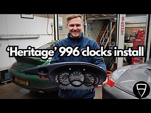 Installing custom 'heritage' clocks on my Porsche 911 996.1 Carrera!