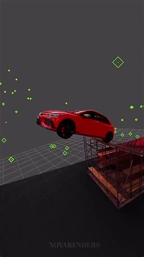 Is this the Future of Advertising? | Blender 4.3 Anamorphic VFX Breakdown 🏙️ #shorts #blender3d