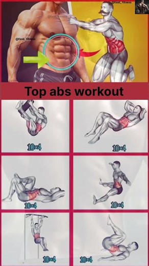Best Abs Workout | Get Six Pack Fast#workout #absworkout