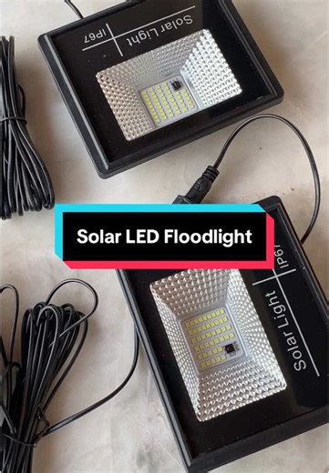 500W Solar LED Outdoor Floodlight with Remote Control