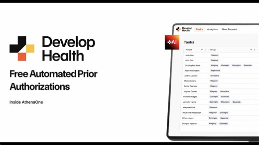 Develop Health - Free Prior Authorizations in Athena - Demo