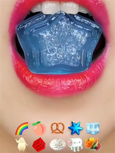 ASMR Blue Star Jelly Crunching Sounds for Ultimate Relaxation