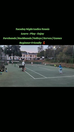 Join Our Tuesday Night Ladies Tennis Session