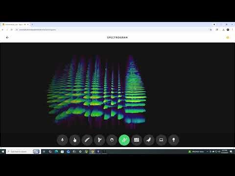 Chrome Music Lab Spectrogram