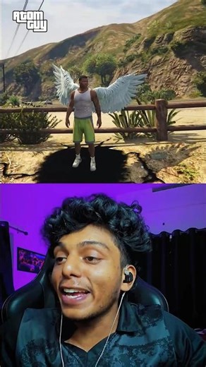 Gta 5 ലെ Franklin Wings cheat! 🤣(SUBSCRIBER CHEATS!) #shorts #gta5 #gta5gameplay #comedy #games