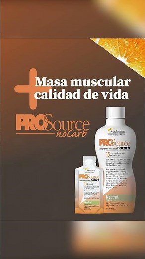 Prosource no carb: 15g de proteína hidrolizada líquida.