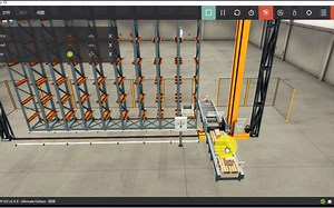 西门子、Factory IO 码垛仿真程序，SCL语言编写。