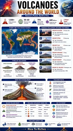 🌋 Volcanoes Explained in 5 Minutes | Earth's Most Powerful Natural Wonders