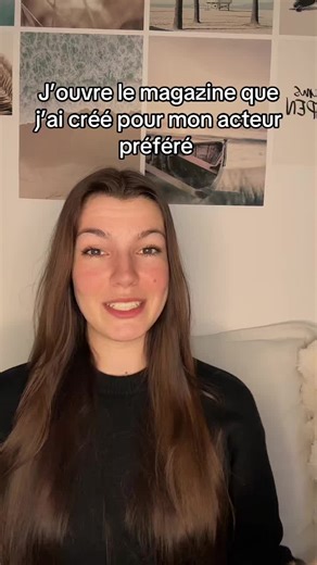 Magazine personnalisé pour acteur préféré