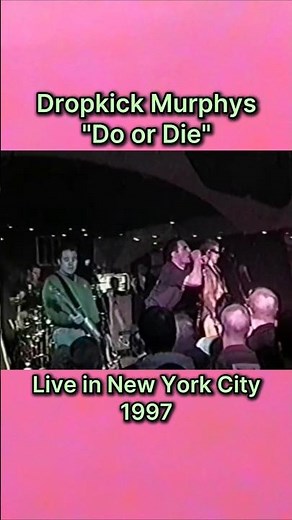 Dropkick Murphys - "Do or Die" live in New York City (1997) #dropkickmurphys #90spunk #bostonpunk