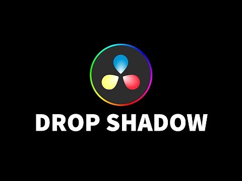 How To Add A Drop Shadow with Text | DaVinci Resolve 18 Tutorial