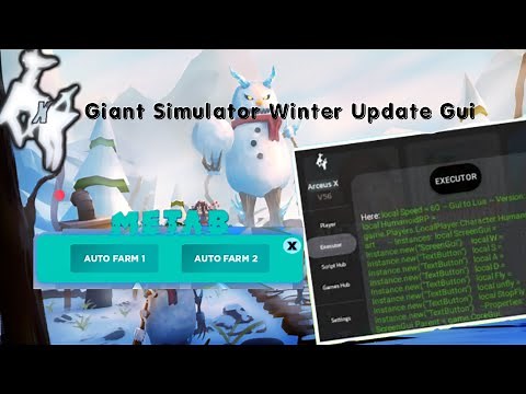 Arceus X Scripts | Giant Simulator Winter Event Gui