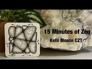 15 Minutes of Zen! Zentangle method of drawing!