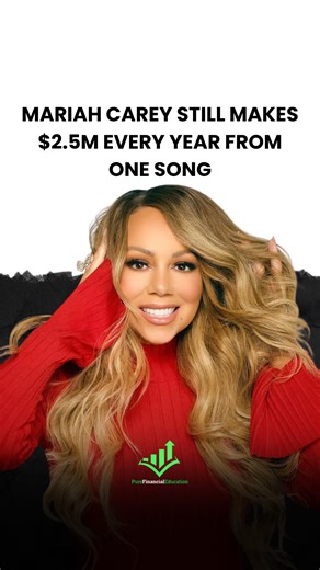 Finance | Business | Investing on Instagram: "Most people think music success comes from touring. Mariah Carey earns $2.5 million a year from one song. “All I Want for Christmas Is You” was released in 1994. Three decades later, it still hits #1 every December. Why? Because streaming turned seasonal hits into recurring assets. Here’s the structure: • Radios replay it nonstop • Playlists auto-loop classics • Streaming counts volume, not age • 1,500 streams = 1 album sale As U.S. streaming revenue