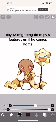 HE LOOKS SO WEIRD LOL 😥 ALSO PLEASE START COMMENTING SUGGESTIONS #removingfeatures #purevanillacookie #fyp #foryou #cookierunkingdom #pvcookie #crk