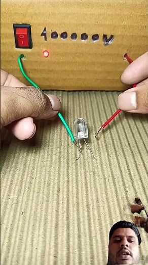 400000 voltage LED light status #experiment #project #tech