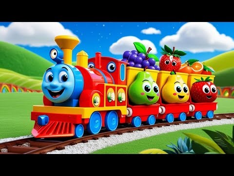 "🚂🎶 Ultimate Choo Choo Fruit Train - Kids Love These Fun Nursery Rhymes! 🍓🍌 Sing Along!"