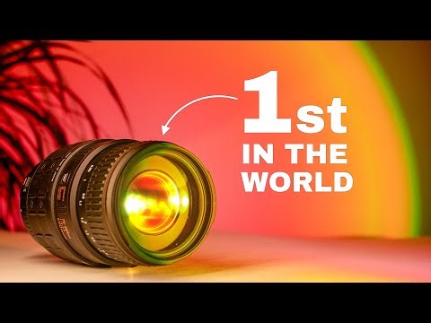 Building a Next-Level Sunset Lamp from a Camera Lens