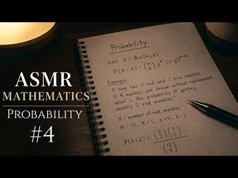 Unintentional ASMR Math | Probability Homework Session #4