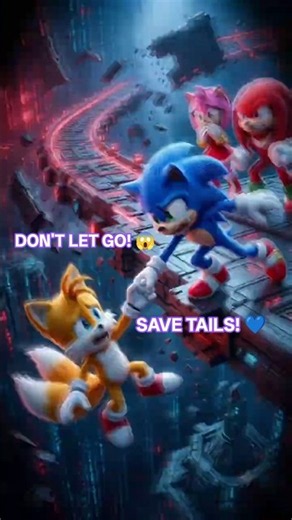 😱 SONIC RISKS EVERYTHING TO SAVE TAILS! 💔🔥 | Sonic Prime Dash #SonicPrimeDash #Sonic #Gaming #Shorts