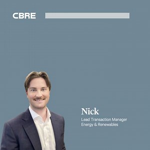 6.3K views · 26 reactions | At CBRE, our commitment to our core values guides the way we work and interact with our clients. Hear from Nick, a Lead Transaction Manager on our Energy & Renewables team, how these values drive our success and explore exciting career opportunities in Energy and Sustainability: https://cbre.co/42ZUMK1 #TogetherCBRE | CBRE | Facebook