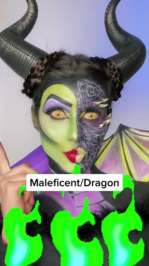 Maleficent Dragon Makeup Transformation Tutorial