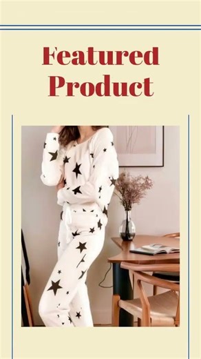 White Star Long-Sleeve Sweatshirt and Jogger Set