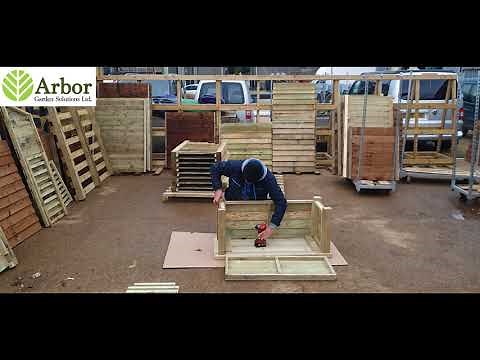 Wooden Outdoor Storage Box