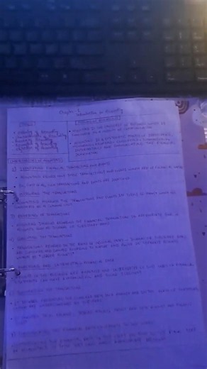 B.COM # semester 1 1st year notes of financial accounting chapter 1