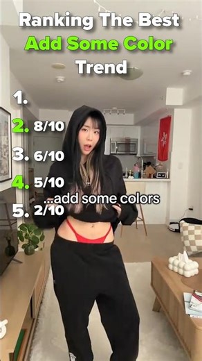 Ranking the best add some color trend videos