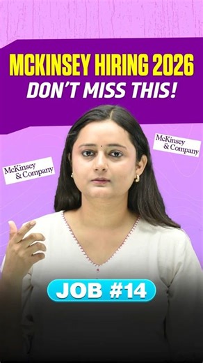 McKinsey Hiring Freshers 😳 | McKinsey Off Campus 2026 | ₹40 LPA Package | Apply Now!