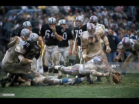 1969 Oilers at Raiders Playoff Game