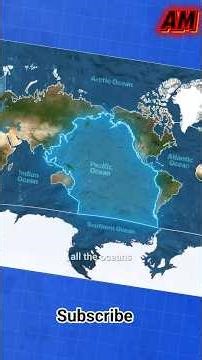 Shocking 😯 Size of pacific ocean| #facts