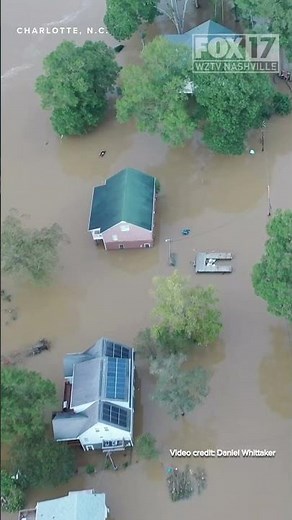 Drone footage reveals extensive damage in North Carolina after Helene wreaks havoc