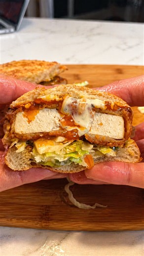 Transform tofu into the ultimate crispy sandwich