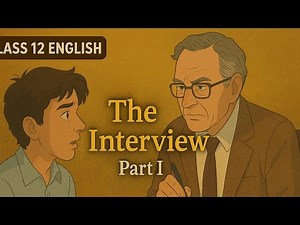 "The Interview Part 1 | Class 12 English Chapter 7 Flamingo | The Interview Part 1 | animation ramu